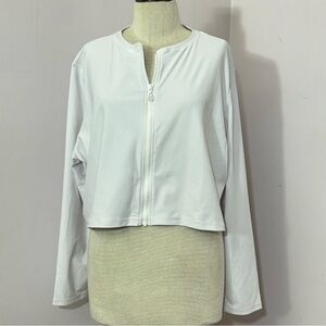 UV Skinz 3X Cropped Zip Jacket NWT